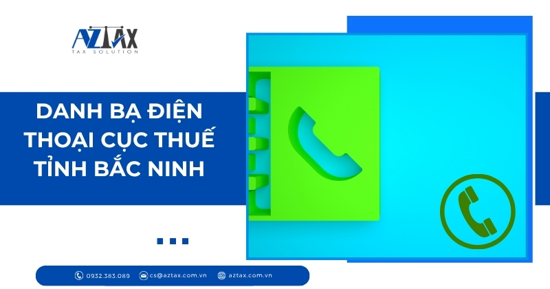 Danh bạ điện thoại cục Thuế tỉnh Bắc Ninh
