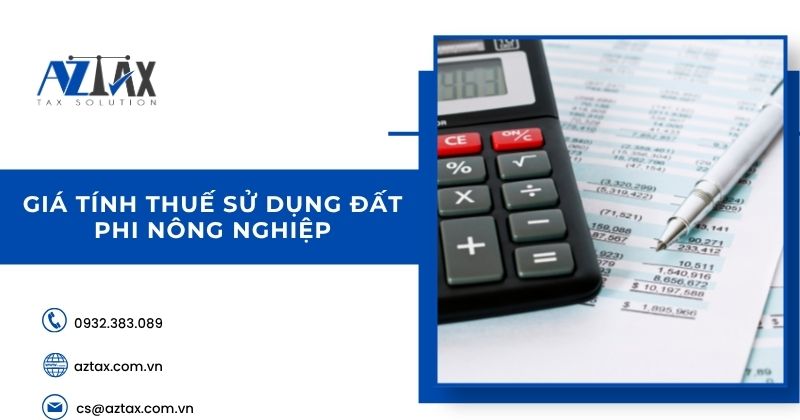 Giá tính thuế sử dụng đất phi nông nghiệp