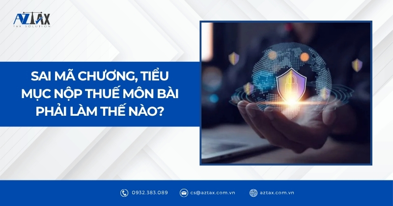 Sai mã chương, tiểu mục nộp thuế môn bài phải làm thế nào?