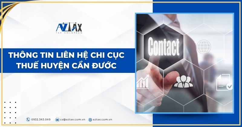 Thông tin liên hệ Chi cục Thuế huyện Cần Đước