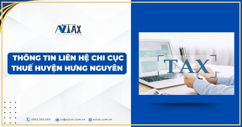 Thông tin liên hệ Chi cục Thuế huyện Hưng Nguyên
