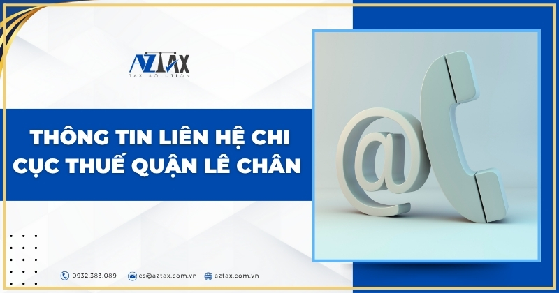 Thông tin liên hệ Chi cục Thuế quận Lê Chân