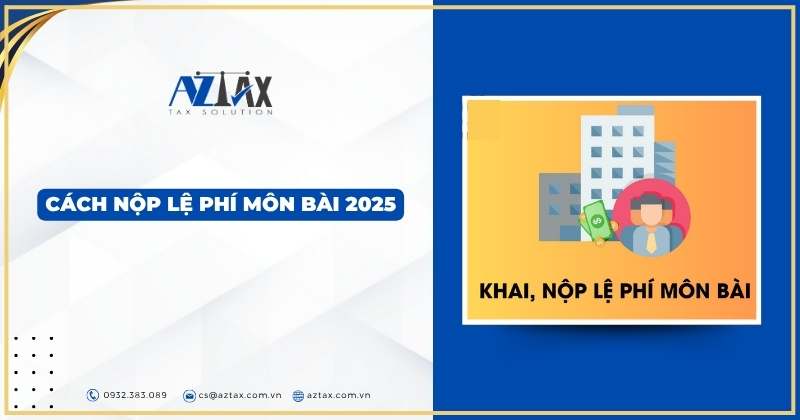 Cách nộp lệ phí môn bài