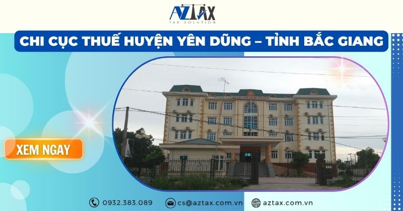 Chi cục Thuế huyện Yên Dũng - Tỉnh Bắc Giang