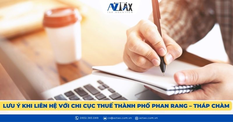 Lưu ý khi liên hệ với chi cục thuế phan rang tháp chàm