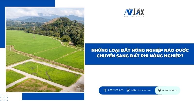 Những loại đất nông nghiệp nào được chuyển sang đất phi nông nghiệp?