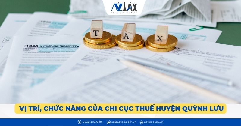 Vị trí chức năng của Chi cục Thuế huyện Quỳnh Lưu