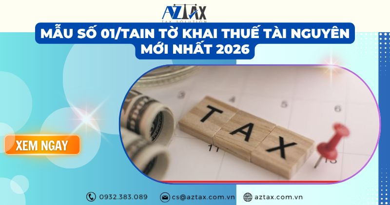 Cách lập tờ khai thuế tài nguyên mẫu số 01/TAIN mới nhất