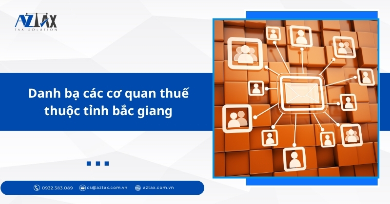 Danh bạ các cơ quan thuế thuộc tỉnh bắc giang