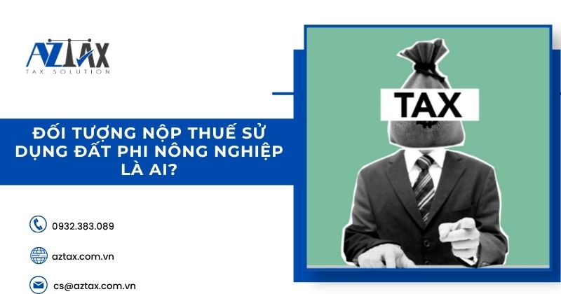 Đối tượng nộp thuế sử dụng đất phi nông nghiệp là ai?