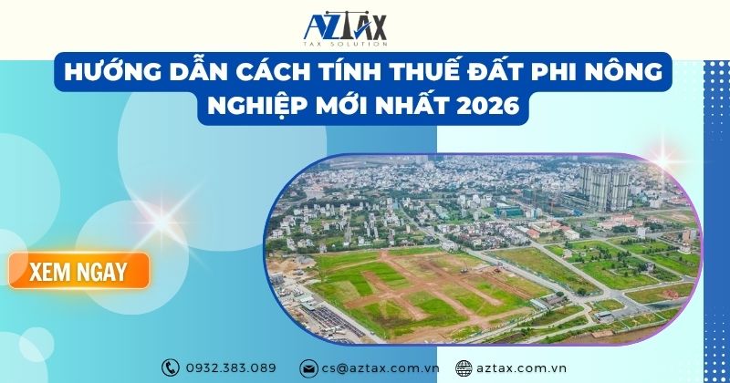 Hướng dẫn cách tính thuế đất phi nông nghiệp mới nhất 2026