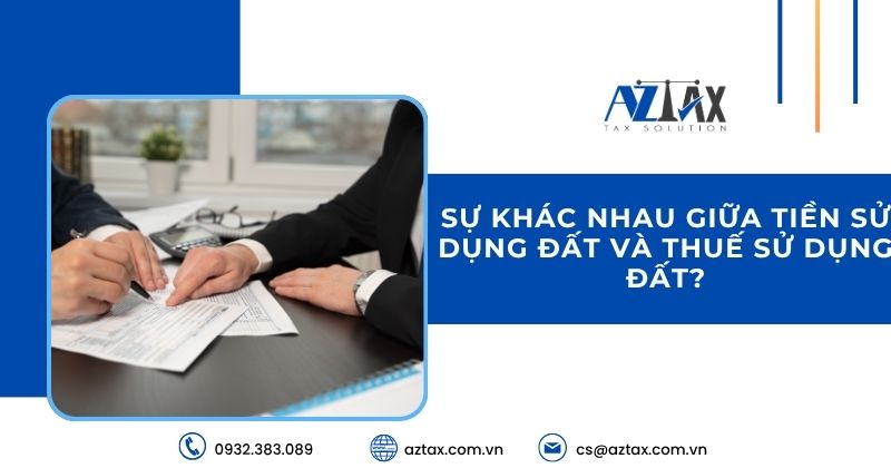 Sự khác nhau giữa tiền sử dụng đất và thuế sử dụng đất?
