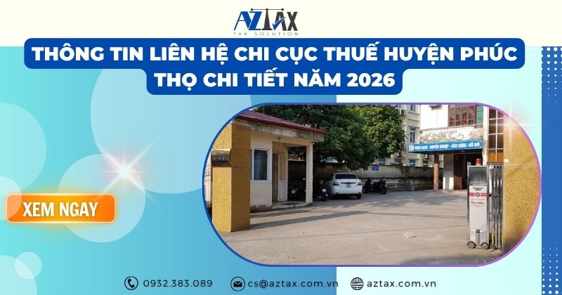 Thông tin liên hệ Chi Cục Thuế Huyện Phúc Thọ chi tiết