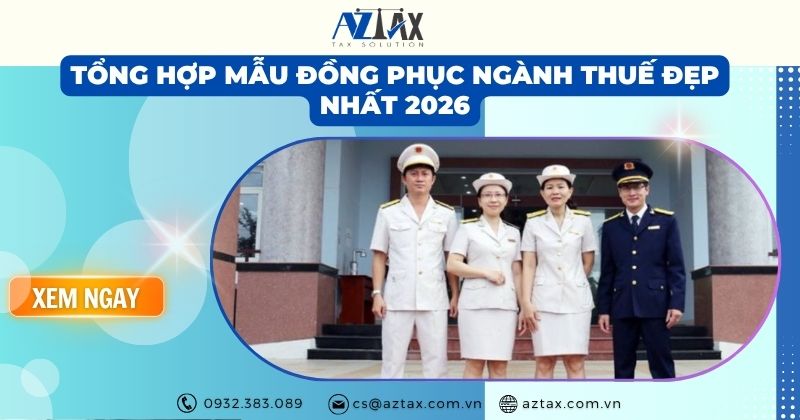 Tổng hợp mẫu đồng phục ngành thuế đẹp nhất 2026