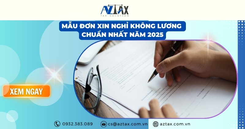 Mẫu đơn xin nghỉ không lương chuẩn nhất năm 2025