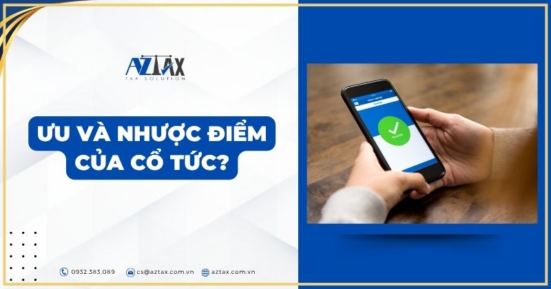 ưu và nhưỡc điểm của cổ tức