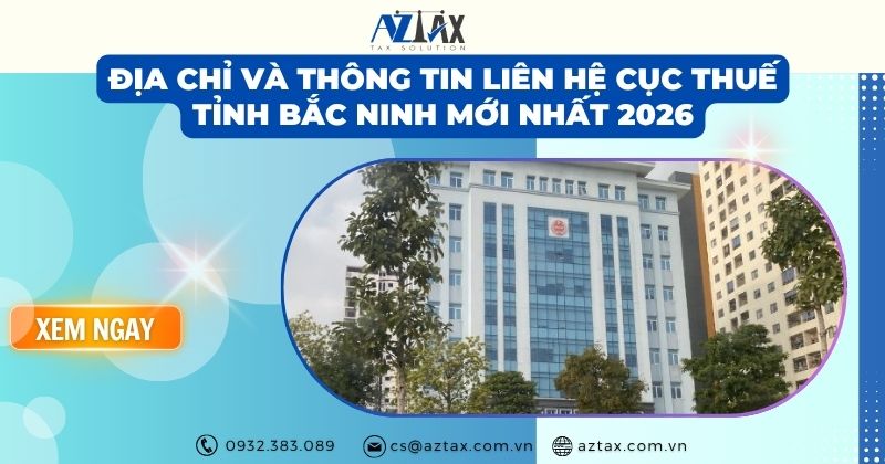 Địa chỉ và Thông tin liên hệ Cục Thuế Tỉnh Bắc Ninh