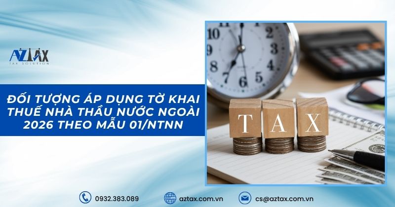 Mẫu số 01 NTNN tờ khai thuế nhà thầu nước ngoài mới nhất