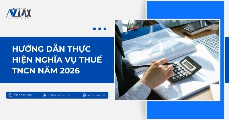 Hướng dẫn thực hiện nghĩa vụ thuế TNCN năm 2026