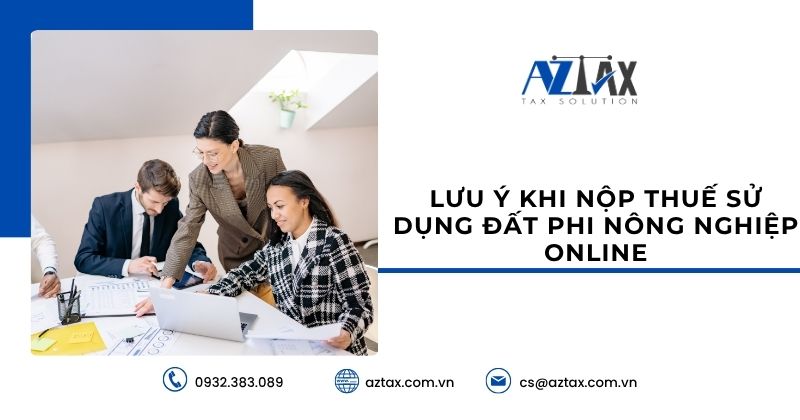 Lưu ý khi nộp thuế sử dụng đất phi nông nghiệp online