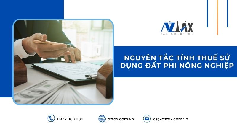 Nguyên tắc tính thuế sử dụng đất phi nông nghiệp