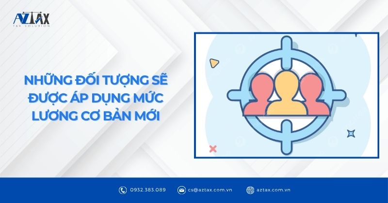 Những đối tượng sẽ được áp dụng mức lương cơ bản mới