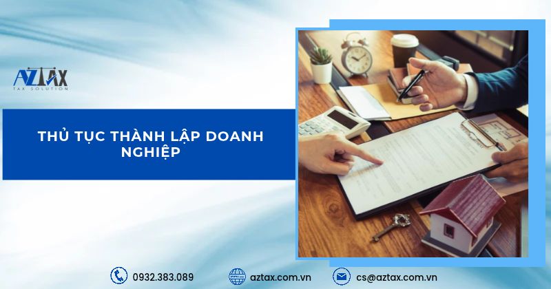 Thủ tục thành lập doanh nghiệp