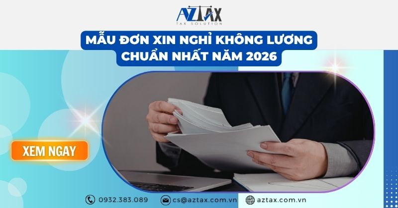 Mẫu đơn xin nghỉ không lương chuẩn nhất năm 2026