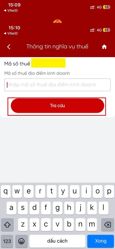 Nhập mã số thuế tra cứu
