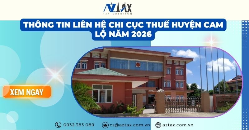 Thông tin liên hệ Chi cục Thuế huyện Cam Lộ năm 2026