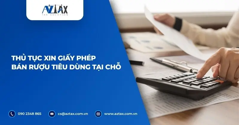 Thủ tục xin giấy phép bán rượu tiêu dùng tại chỗ