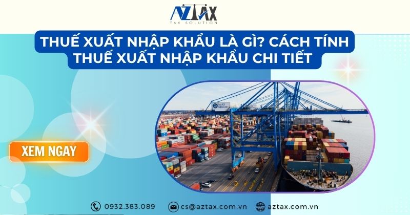 Thuế xuất nhập khẩu là gì? Cách tính thuế xuất nhập khẩu chi tiết