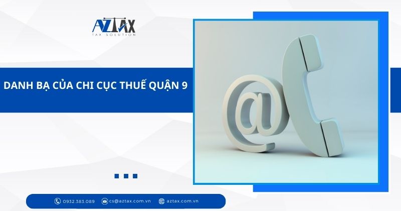 Danh bạ của Chi cục Thuế quận 9