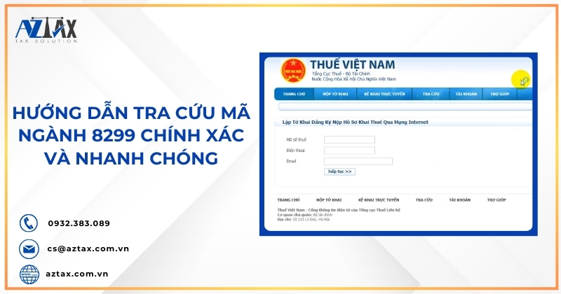 Hướng dẫn tra cứu Mã ngành 8299 chính xác và nhanh chóng