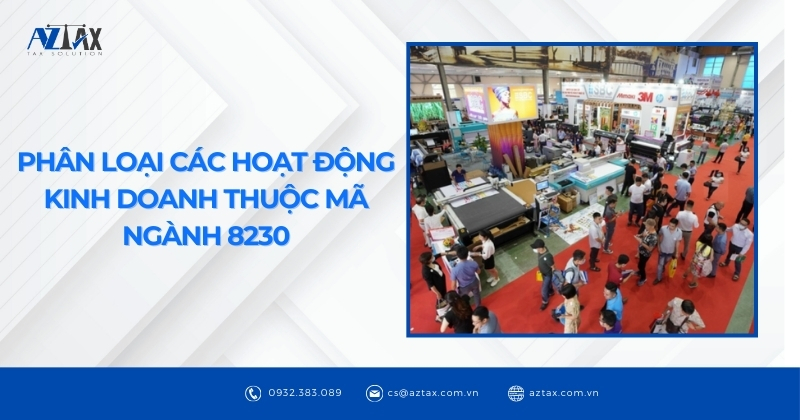 Phân loại các hoạt động kinh doanh thuộc Mã ngành 8230
