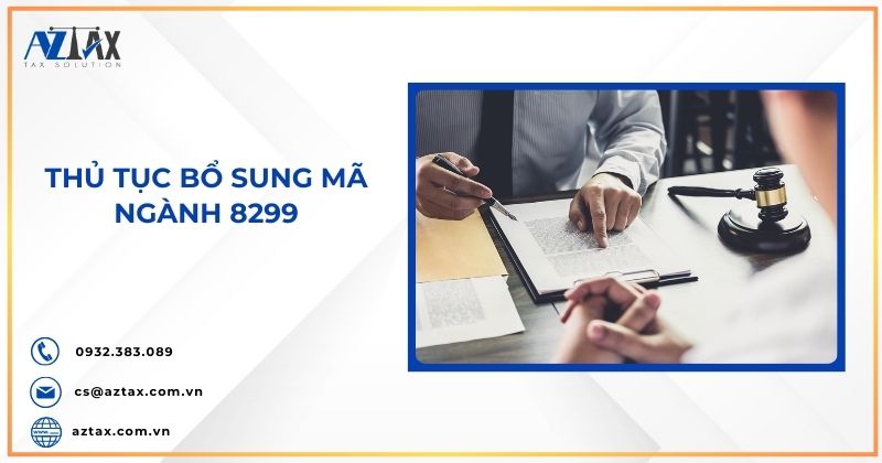 Thủ tục bổ sung mã ngành 8299