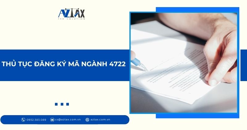 Thủ tục đăng ký mã ngành 4722
