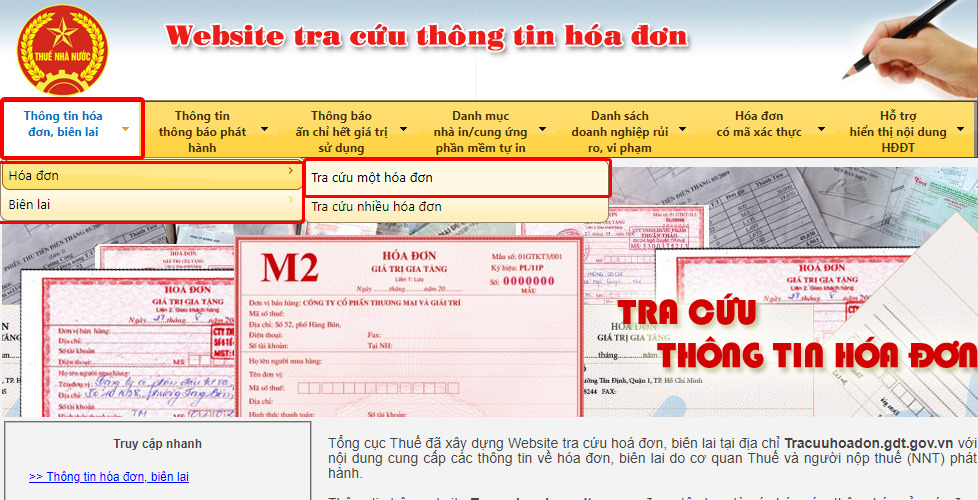 Chọn phương thức tra cứu