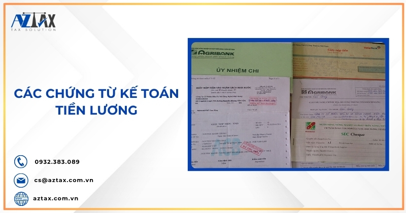 Các chứng từ kế toán tiền lương