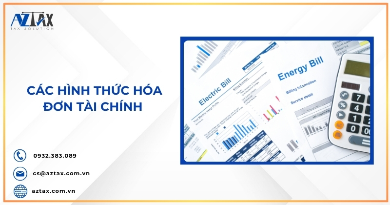 Các hình thức hóa đơn tài chính