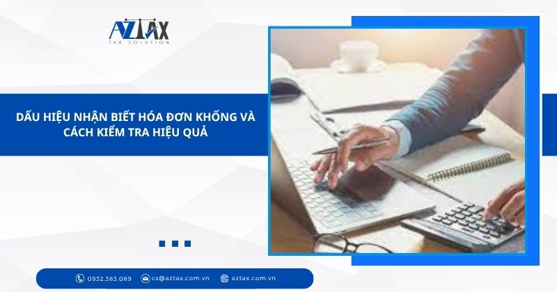 Dấu hiệu nhận biết hóa đơn khống và cách kiểm tra hiệu quả