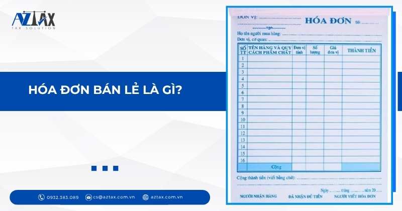 Hóa đơn bán lẻ là gì?