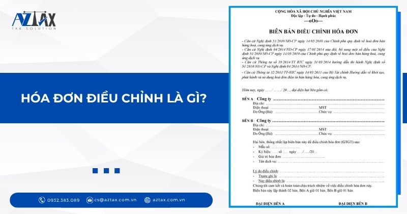 Hóa đơn điều chỉnh là gì?