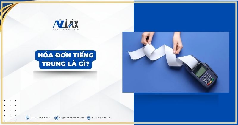 Hóa đơn tiếng Trung là gì?
