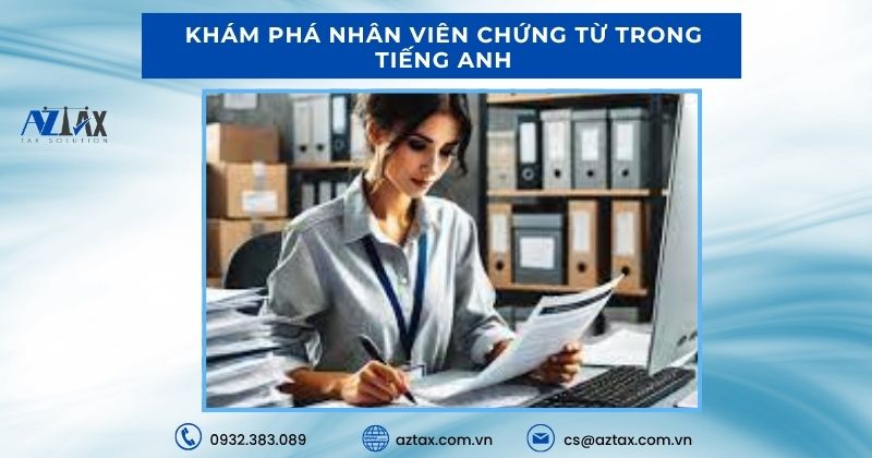 Khám phá nhân viên chứng từ trong tiếng Anh