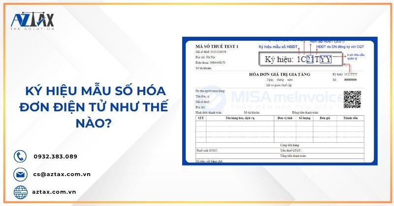 Ký hiệu mẫu số hóa đơn điện tử như thế nào?
