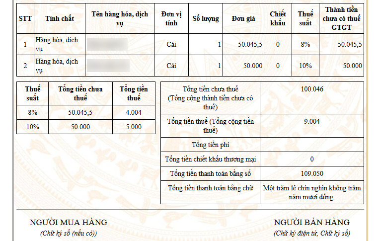 Cách xử lý sai lệch hóa đơn 1 đồng 