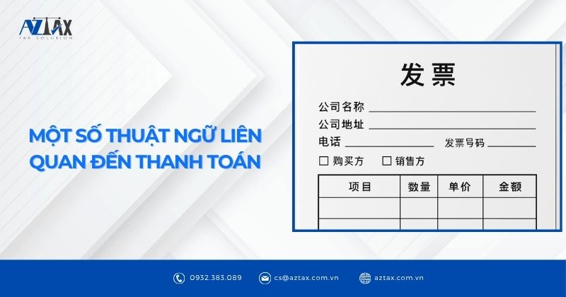 Một số thuật ngữ liên quan đến thanh toán