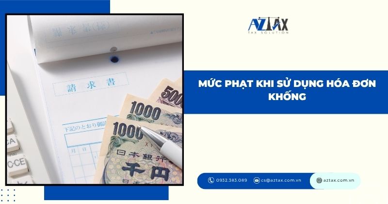 Mức phạt khi sử dụng hóa đơn khống
