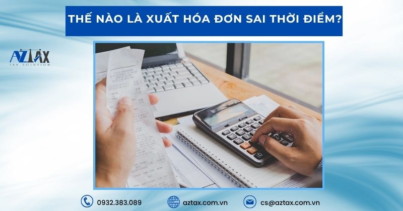 Thế nào là xuất hóa đơn sai thời điểm?
